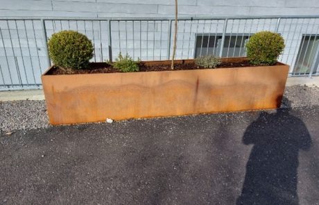 blomsterkasse firkantet